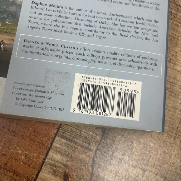 Wuthering Heights Emily Bronte Barnes And Noble Classics Paperback Classic - Picture 4 of 7
